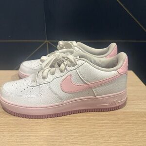 Nike Air Force 1 Low White Pink - Size 6.5 Youth (Women's 8)